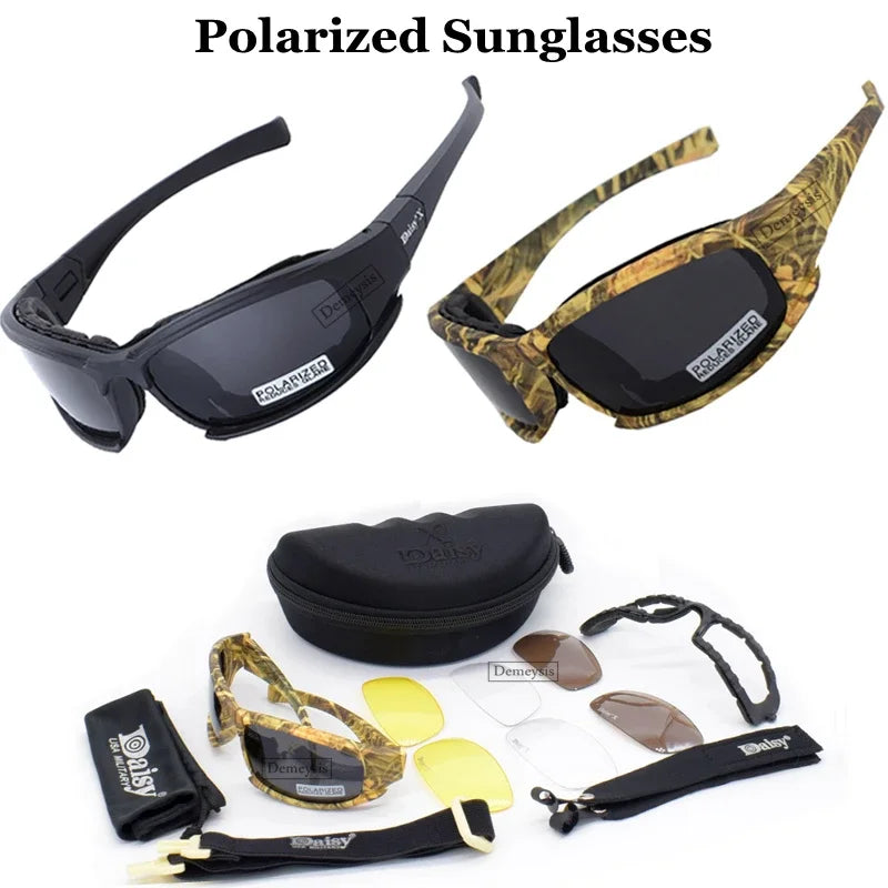 Tactical Polarized Glasses Camouflage Men's Sunglasses Outdoor