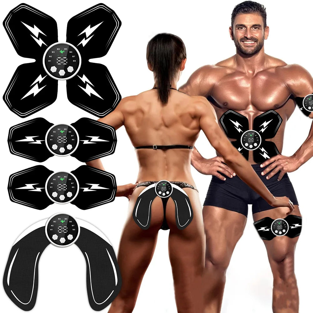 Smart EMS Muscle Stimulator Electric Fitness Abdominal Training ABS