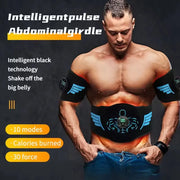 Smart Abs Trainer Muscle Toner Abdominal Toning Belt USB Recharge