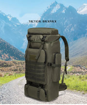56/75L Oversize Tactical Backpacks For Man Hiking Outdoor Survival