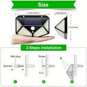 100 Led Outdoor Solar Lamp Outdoor Garden Decoration Solar Led Light