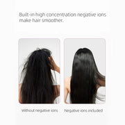 Cordless Hair Brush Straightener Electric Hot Heating Brush Negative
