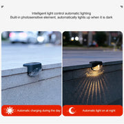 Solar Light Outdoor Waterproof Garden Wall Lamp Staircase Balcony