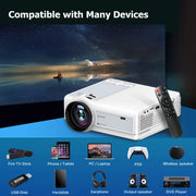 Outdoor 1080P Portable Movie Projector