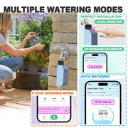 Smart WIFI Garden Watering Timer Tuya Automatic Sprinkler Remote Drip
