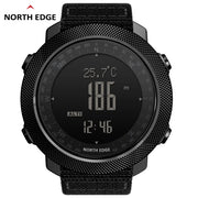 NORTH EDGE Men's sport Digital watch Hours Running Swimming Military