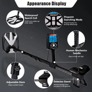 Tianxun New X7 Pro Underground Metal Detector Waterproof Search Coil
