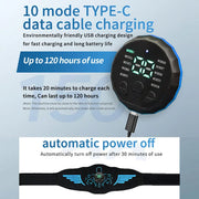 Smart Abs Trainer Muscle Toner Abdominal Toning Belt USB Recharge