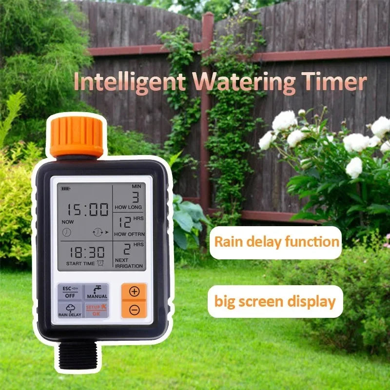 Garden Irrigation Watering Large Screen Timer Automatic Digital Timer