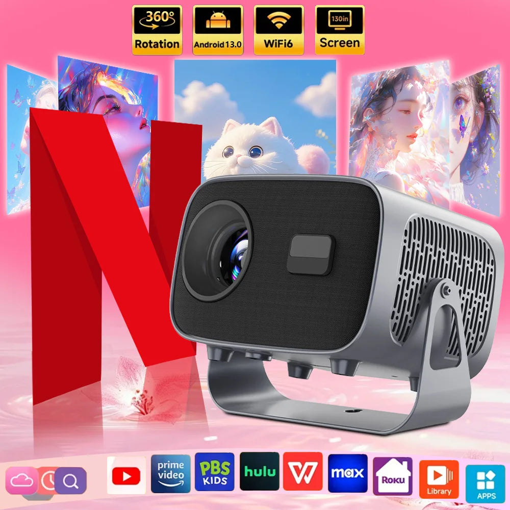 A10 Portable 4K Mini Projector