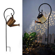 Solar Watering Can Light Outdoor Garden Decoration – Hollow Iron LED