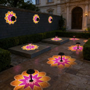 Solar Powered Garden Light Outdoor Projection Light IP65 Waterproof