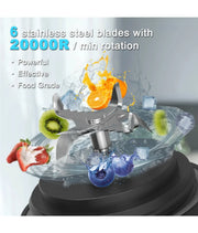 Portable Blender Electric Juicer 600ML Fruit Mixers 4000mAh USB
