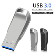 High-Speed Metal Rod USB Flash Drive 3.0 Durable Data Storage Stick