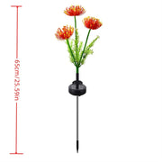 Solar Flower Lights Outdoor Waterproof Solar Garden Lighting For
