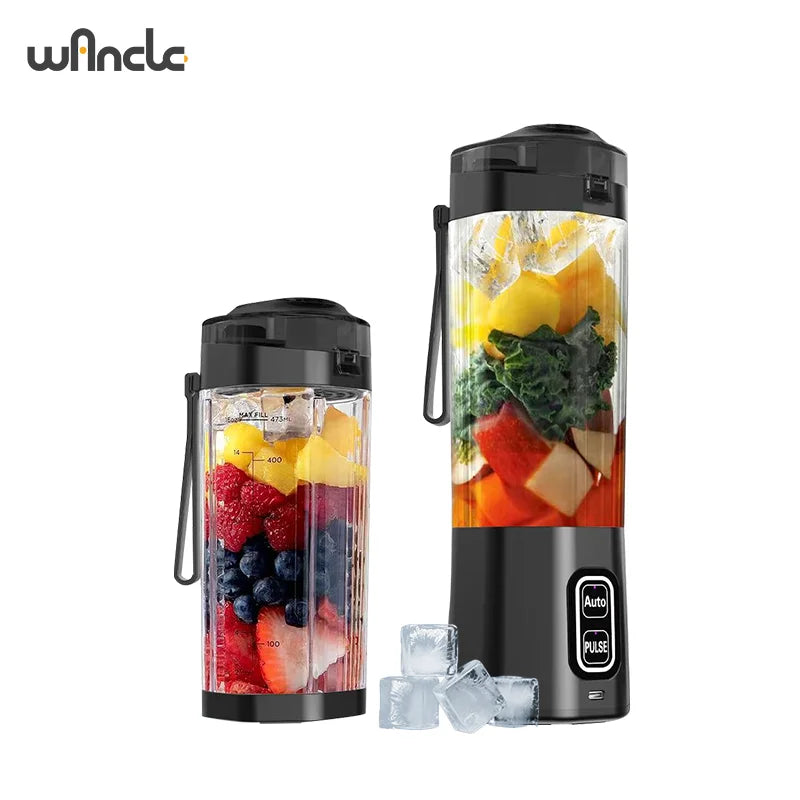 Portable Electric Juice Maker Blender 700ML USB Rechargeable Fruit