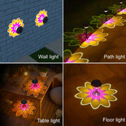 Solar Powered Garden Light Outdoor Projection Light IP65 Waterproof