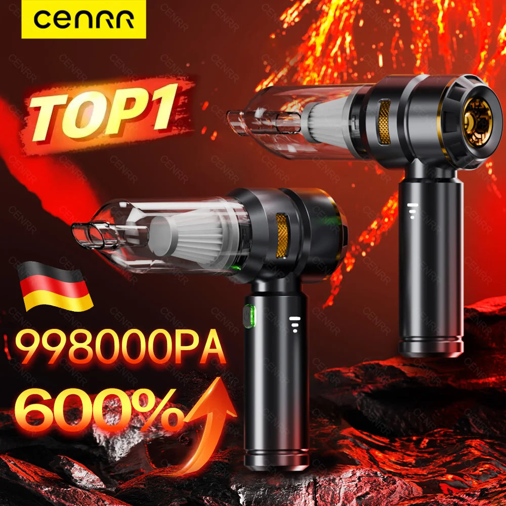 CENRR 998000PA Car Vacuum Cleaner Powerful Portable HandHeld Vacuum