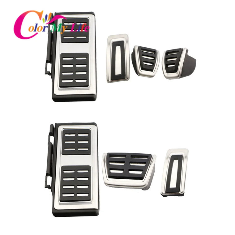 Car Pedals Cap Foot Rest Cover Accelerator Brake Clutch for VW Golf 7