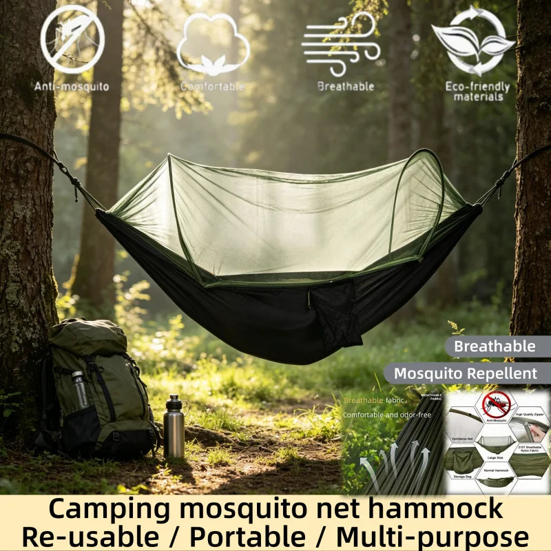 Camping Hammock with Bug-Net Shelter
