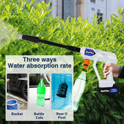 Rechargeable jet washer, portable high-pressure car wash, 6-in-1