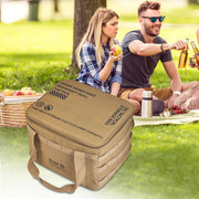 20L Camping Storage Bag Large Capacity Travel Tableware Handbag