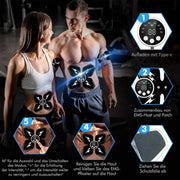 Smart EMS Muscle Stimulator Electric Fitness Abdominal Training ABS