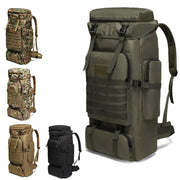 56/75L Oversize Tactical Backpacks For Man Hiking Outdoor Survival