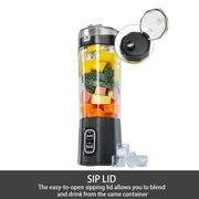 Portable Electric Juice Maker Blender 700ML USB Rechargeable Fruit