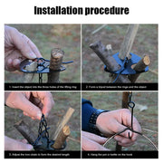 Portable Campfire Cooking Tripod Set