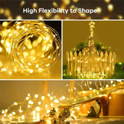 Solar LED Light Outdoor Waterproof Fairy Lights String Christmas