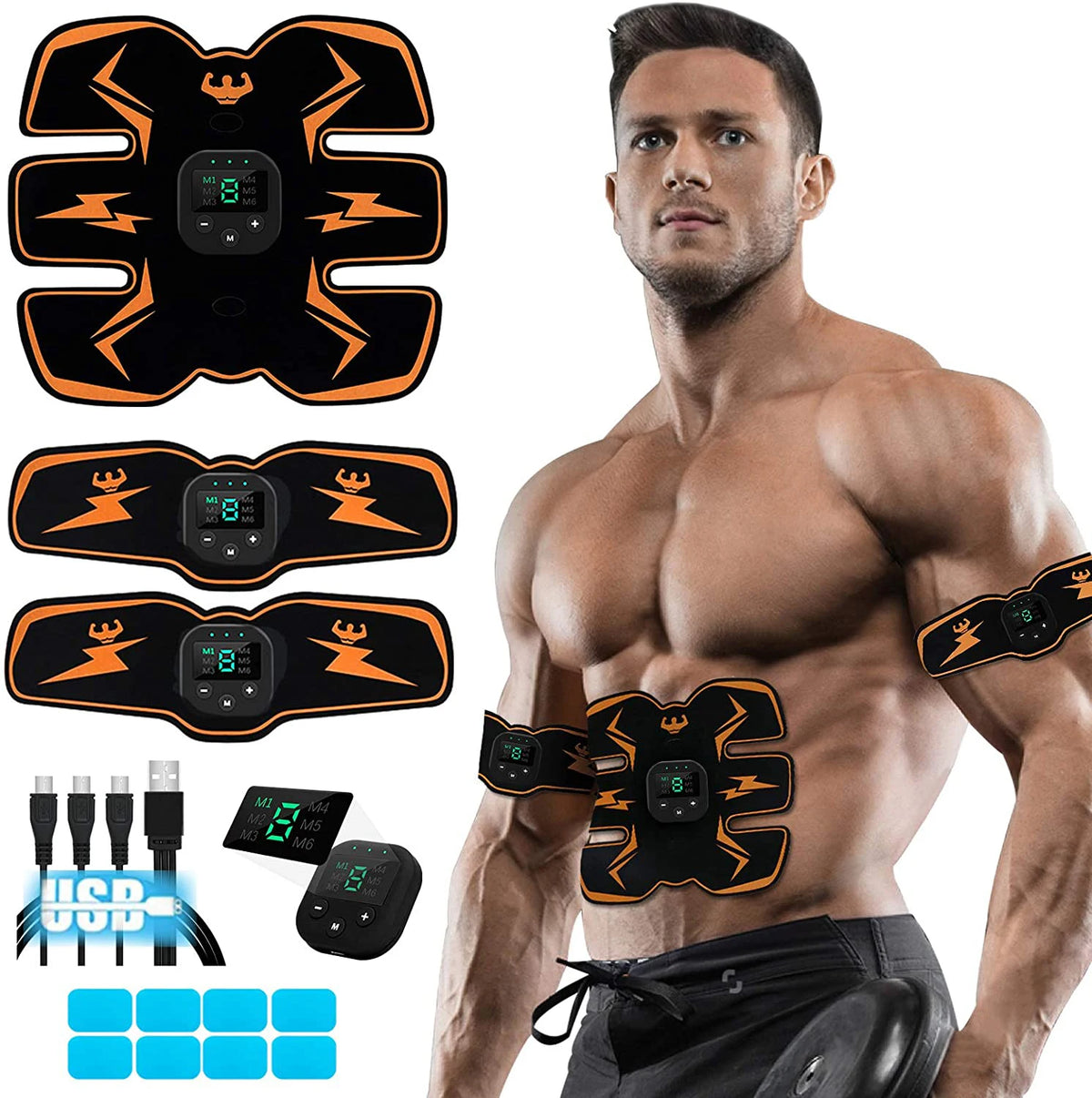Smart EMS Wireless Muscle Stimulator Fitness Trainer Abdominal