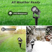 Solar Powered Spotlight IP65 Solar LED Light Outdoor Landscape Yard