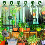 Solar irrigation system,DIY watering timer,with a 15 meter hose