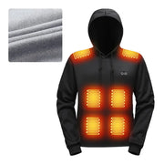 17 Zone Heating Hoodie Sweatshirt Winter Coat Usb Heated Outdoor