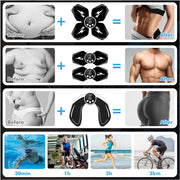 Smart EMS Muscle Stimulator Electric Fitness Abdominal Training ABS