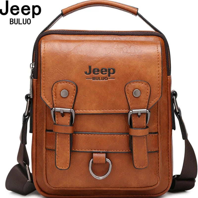 JEEP BULUO Multi-function Business Handbags Men New Man's Shoulder