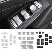 AngelguoguoCar Window glass lift button Trim Cover sticker for