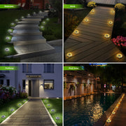 Solar Ground Lights LED Waterproof Solar Garden Lights Outdoor Bright