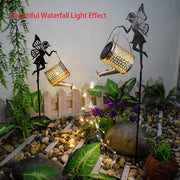 Solar Watering Can Light Outdoor Garden Decoration – Hollow Iron LED