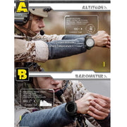 NORTH EDGE Men's sport Digital watch Hours Running Swimming Military