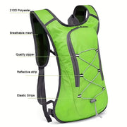 2L Water Bladder Waterproof Sports Backpack Men and Women Drinking