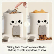 Gravity Pet Feeder And Waterer Automatic Food Water Dispenser Pet Supplies Cat