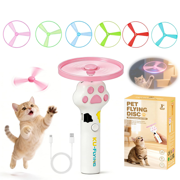Interactive Cat Play Launcher Toy