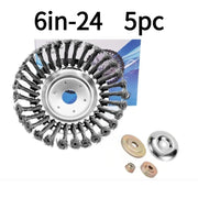 Steel Wire Trimmer Head Rust Removal Brush Wheel Brush Cutter Head