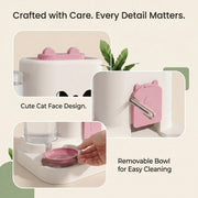 Gravity Pet Feeder And Waterer Automatic Food Water Dispenser Pet Supplies Cat