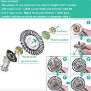 Steel Wire Trimmer Head Rust Removal Brush Wheel Brush Cutter Head