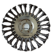 Steel Wire Trimmer Head Rust Removal Brush Wheel Brush Cutter Head