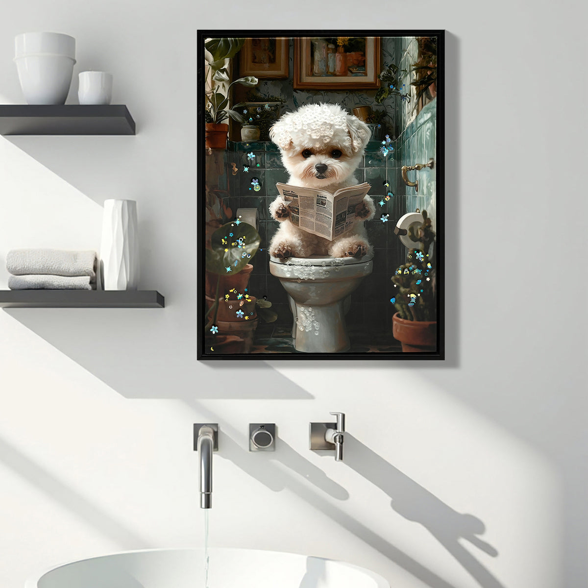 Framed Bathroom Decor